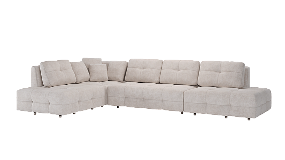 Угловой диван Leonardo с канапе