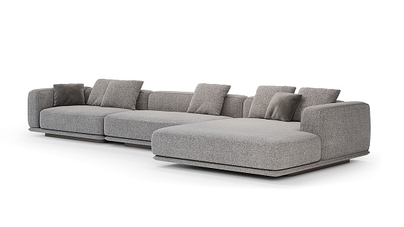 Угловой диван Ricci c оттоманкой