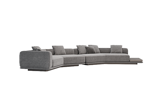 Угловой диван Ricci с декором