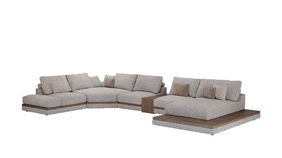 Модульный диван Ferretti c баром